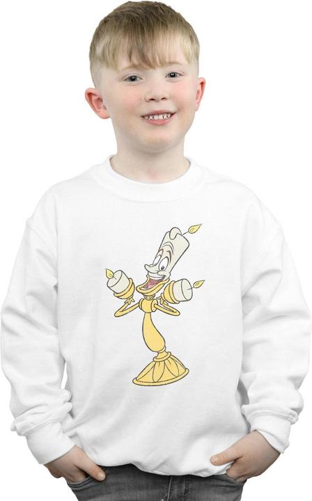 Immagine prodotto Disney Beauty And The Beast Lumiere Distressed Felpa Ragazzi (152, 158)