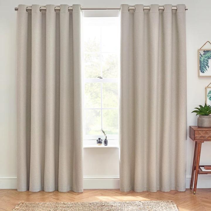 Actual product image Furn Dawn Eyelet Curtains (228 x 228 cm)