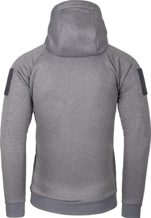 Actual product image Helikon Urban Tactical Hoodie (FullZip)® Melange Black-Grey - L (L)