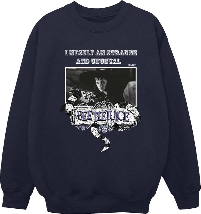 Beetlejuice I Myself Am Strange And Unusual Sweatshirt