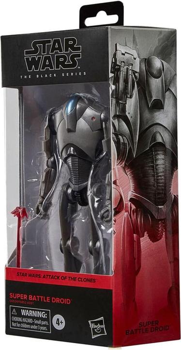 Actual product image Hasbro Star Wars Episode II Black Series Action Figure Super Battle Droid 15 cm