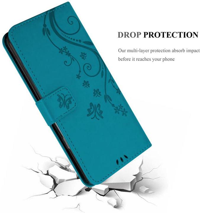 Actual product image Cadorabo Flower Book Cover (Huawei Y6 Pro)