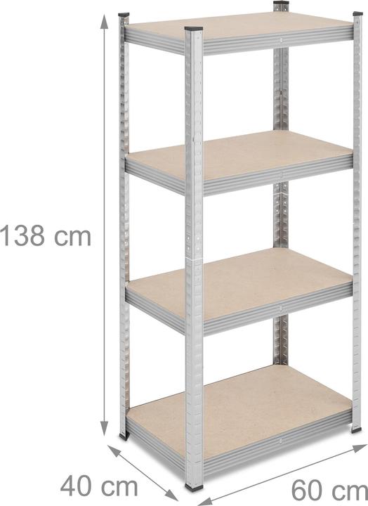 Actual product image Relaxdays heavy duty shelf