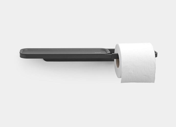Produktbild Brabantia Toilettenpapierhalter Mindset mit Ablage Anthrazit