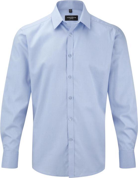 Actual product image Russell Mens Herringbone Long-Sleeved Shirt (38)