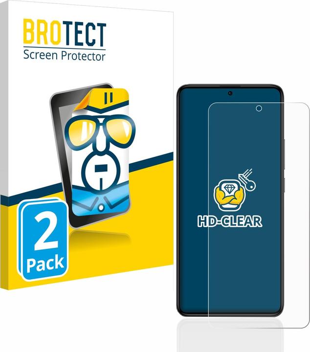 Produktbild BROTECT Schutzfolie Displayschutz Klar (2 Stück, Xiaomi Poco F5 Pro)