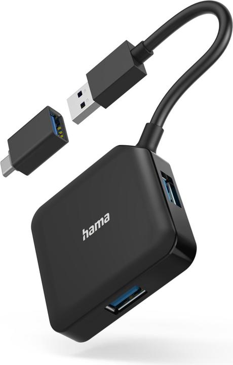 Immagine prodotto Hama Hub USB 3.2 (USB-C, USB-A, 4 Porti)