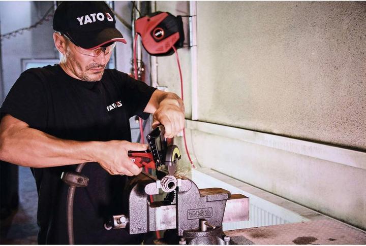 Actual product image Yato Professional Compressed Air Mini Cut-off Grinder 75mm | YT-09717 (Cut-off machine)