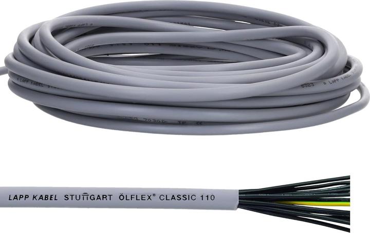 Produktbild Lapp 10 Meter 1119112 Ölflex Classic 110 PVC Steuerleitung 12x0,75 mm² mit grün-gelben Schutzleiter (10 m)