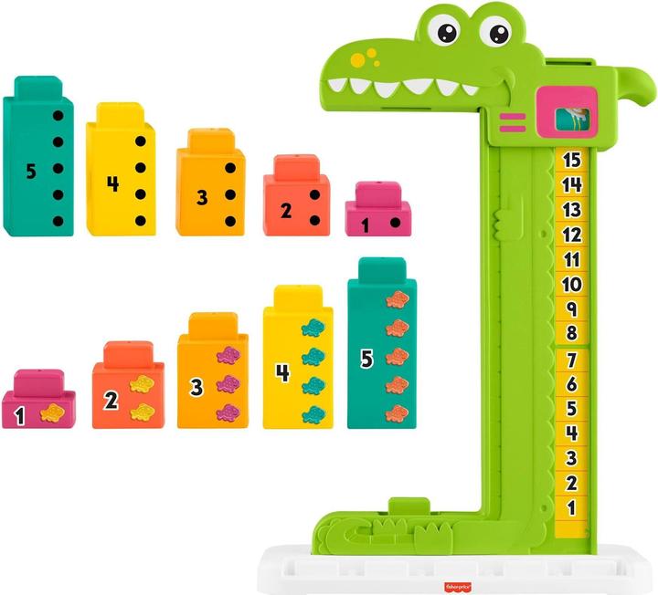 Actual product image Fisher-Price Mein Zahlen-Krokodil (German, French, Swiss German, Italian, English)