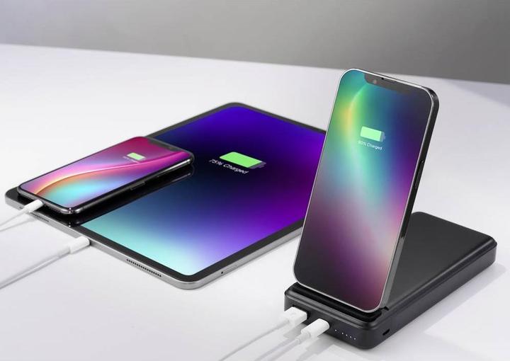 Image du produit Voltcraft VC-WPB-20000 Powerbank 20000 mAh Qi Wireless Charging, Power Delivery Li-Ion noir Stat (20000 mAh)