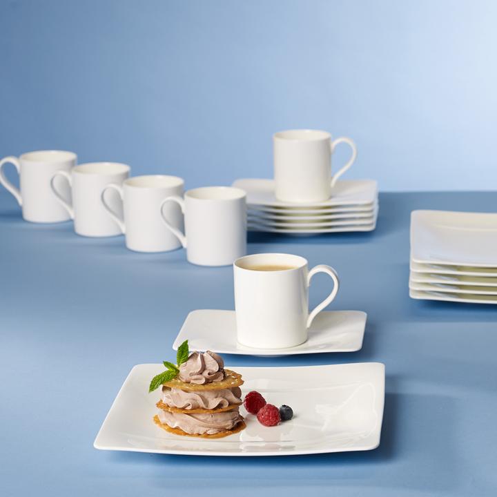 Immagine prodotto Villeroy & Boch Tazze da caffè con piattini Modern Grace (170 ml, 6 x)