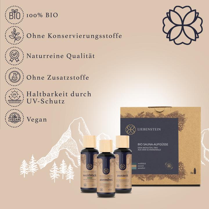 Actual product image Liebenstein Organic sauna infusions