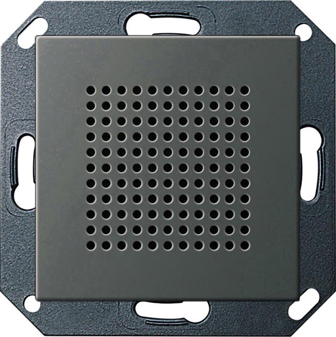 Image du produit Gira Radio encastrée 2282600 Haut-parleur RDS 55 Acier inoxydable (Tuner radio)