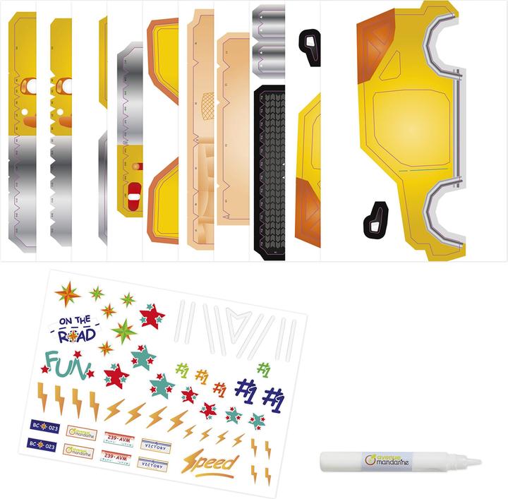 Actual product image Avenue Mandarine Creative box car 3D
