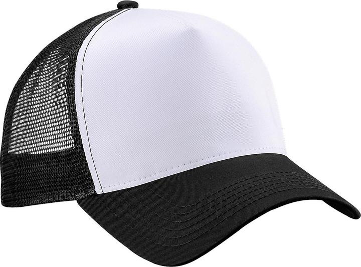 Beechfield TruckerBaseballkappe mit Netzeinsätzen (2 StückPackung) (One Size)