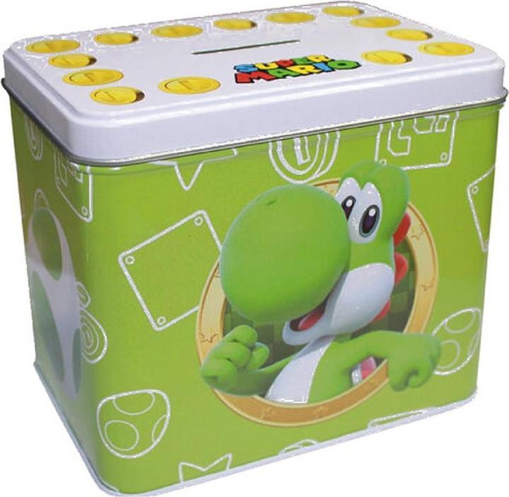 Actual product image Monogram NINTENDO - YOSHI - Tirelire en Métal 12 x 9 x 11cm + Mug