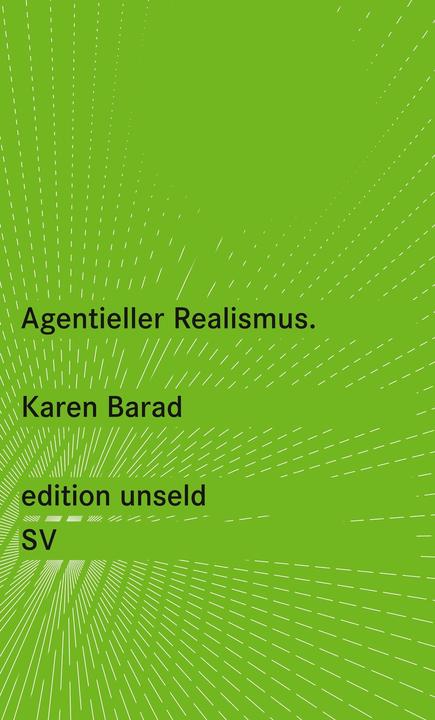Actual product image Agentieller Realismus (German, Karen Barad, 2012)