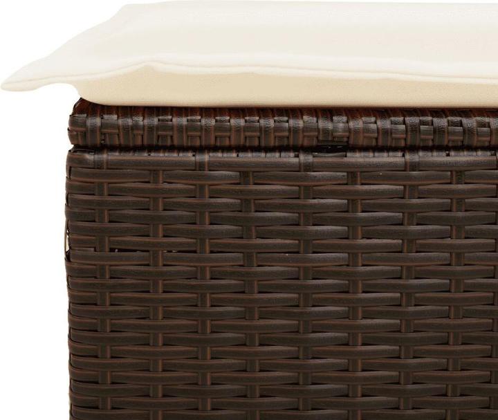Image du produit VidaXL Meuble de jardin Canapé Ensemble de jardin Ensemble de jardin 7 pièces Marron