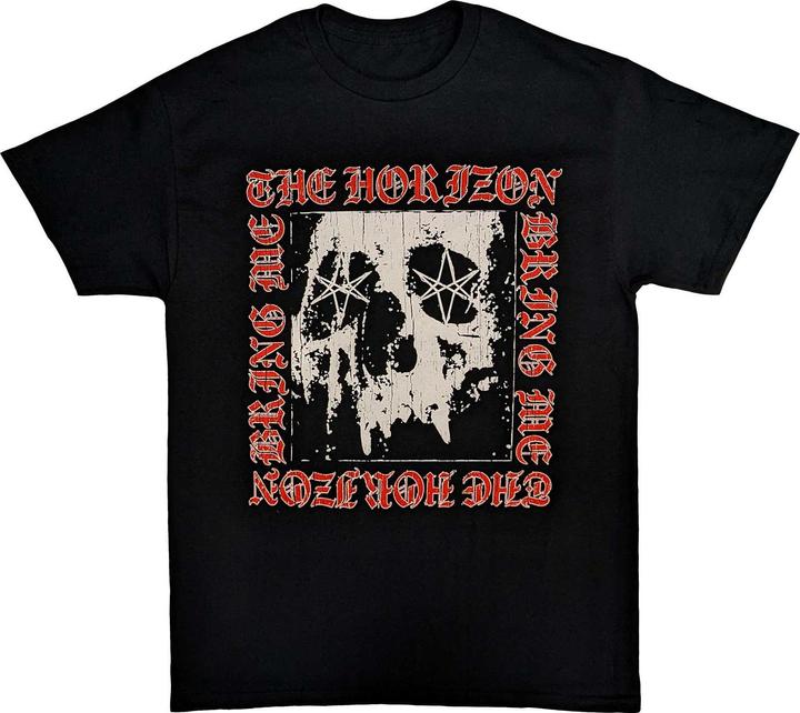 Bring Me The Horizon Metal Logo Skull