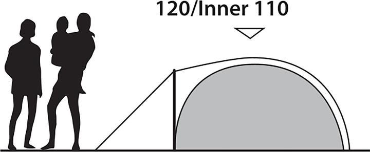 Actual product image Outwell Cloud 2 (Dome tent, 4.40 kg, 2 persons)