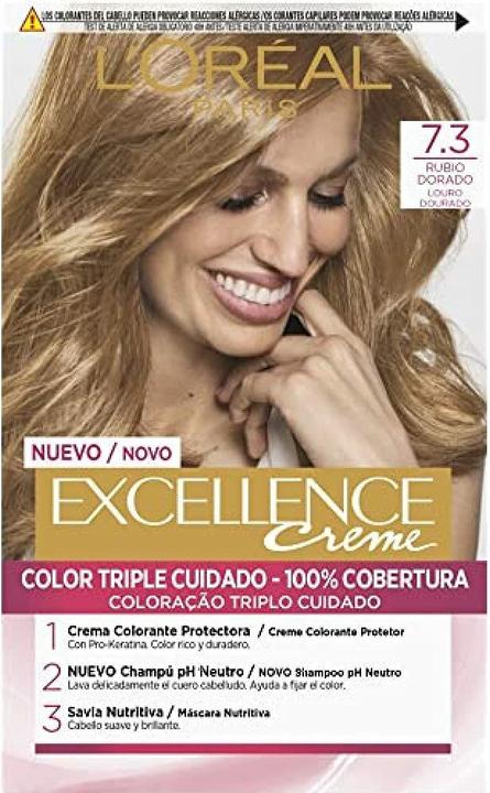 Image du produit L'Oréal Paris EXCELLENCE Encre crème #7,3 rubio dorado (#7,3 rubio dorado)