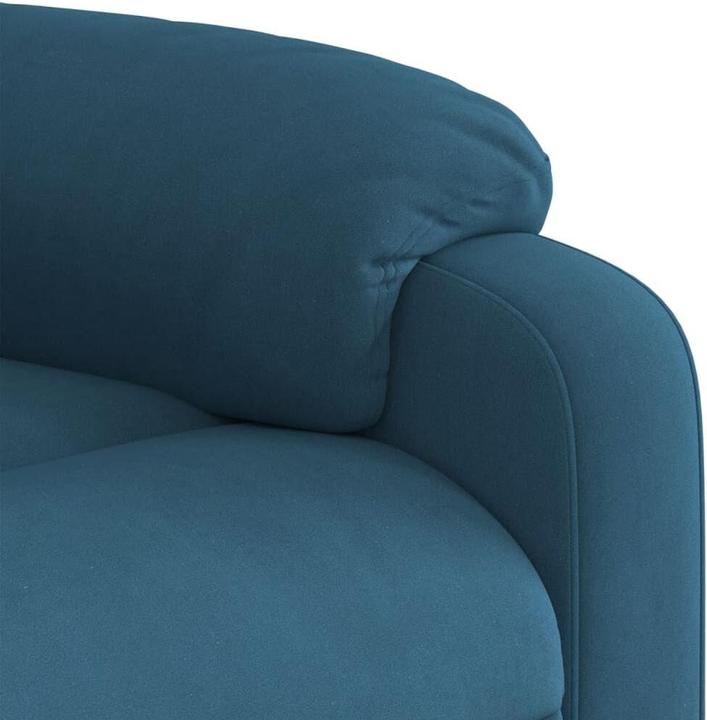 Immagine prodotto VidaXL Poltrona massaggiante Poltrona TV Poltrona relax Poltrona reclinabile Velluto blu