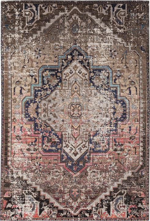 Actual product image Pergamon Kurzflor Designer Teppich Modern Vintage Orient Muster (120 x 170 cm)