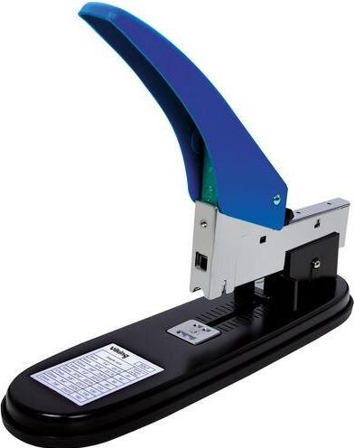 Produktbild Office Depot Blockheftgerät Heavy Duty Halber Streifen 210 Blatt Blau, Schwarz (210 Blätter)