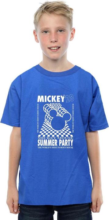 Actual product image Disney Boys Mickey Mouse Summer Party T-Shirt (128)