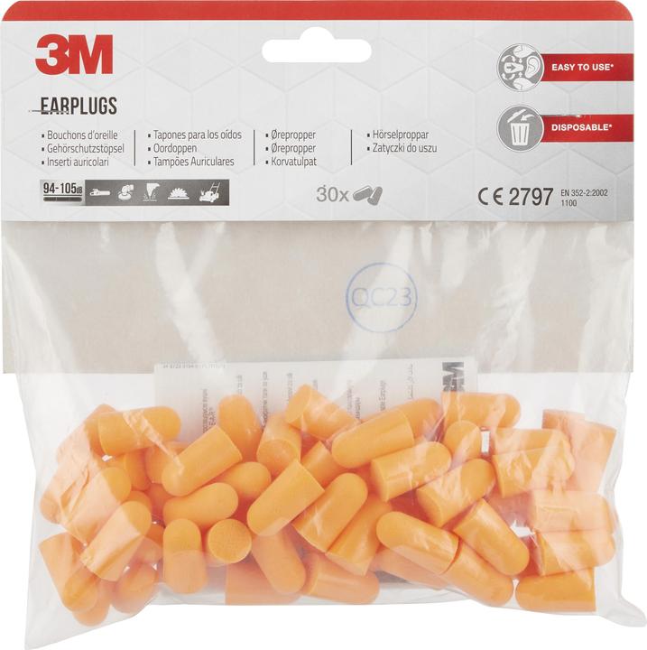 Actual product image 3M Hearing protection plugs 1100C30 (60 x)