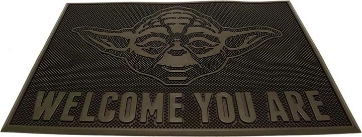 Actual product image Star Wars Welcome You Are Rubber Yoda Door Mat (60 x 40 cm)