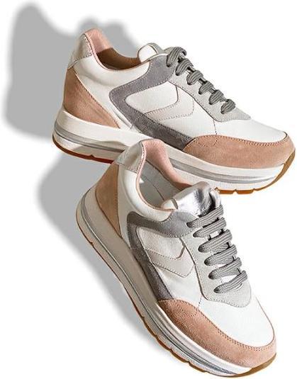 Voile blanche Sneakers Pink
