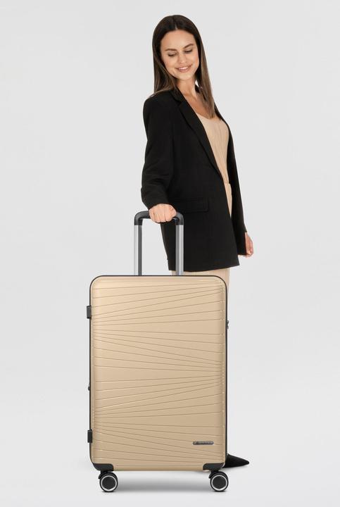 Immagine prodotto Franky Dallas 3.0 Carrello a 4 ruote M 65 cm con piega elastica (74 l, M (50 - 90l))