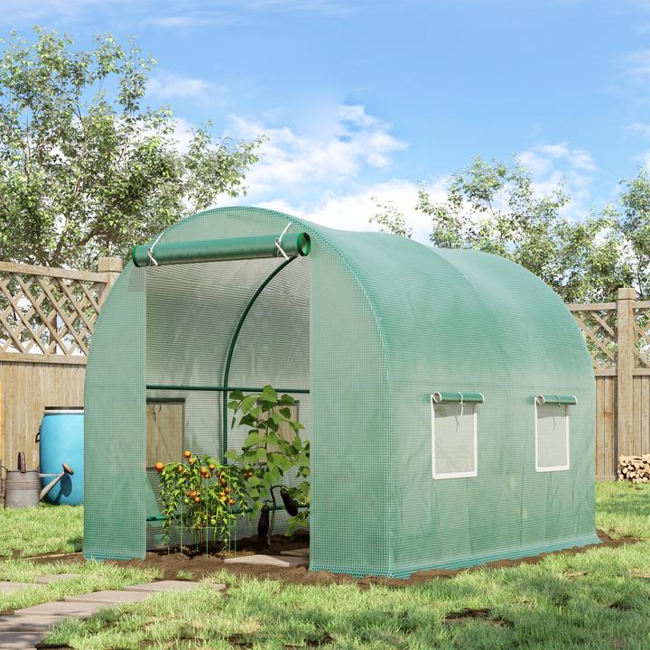 Actual product image Outsunny Foil greenhouse