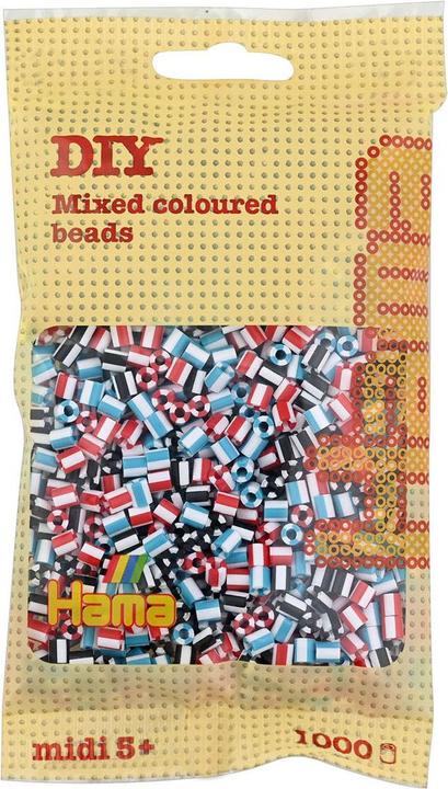 Produktbild Hama Perlen Strijkkralenmix - Gestreept (091), 1000st.