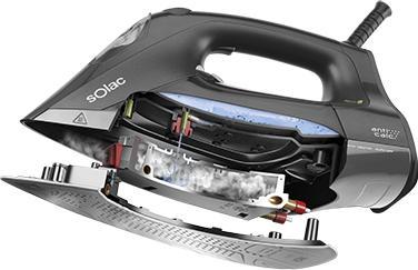 Immagine prodotto Solac CVG9508, Ferro da stiro a secco e a vapore, 2 m, Nero, 45 g/min, 2400 W, 220 - 240 V (2400 W)