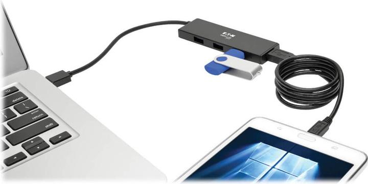 Immagine prodotto Eaton Hub USB 3.0 superveloce portatile a 4 porte ultra-sottile (USB-A, 4 Porti)
