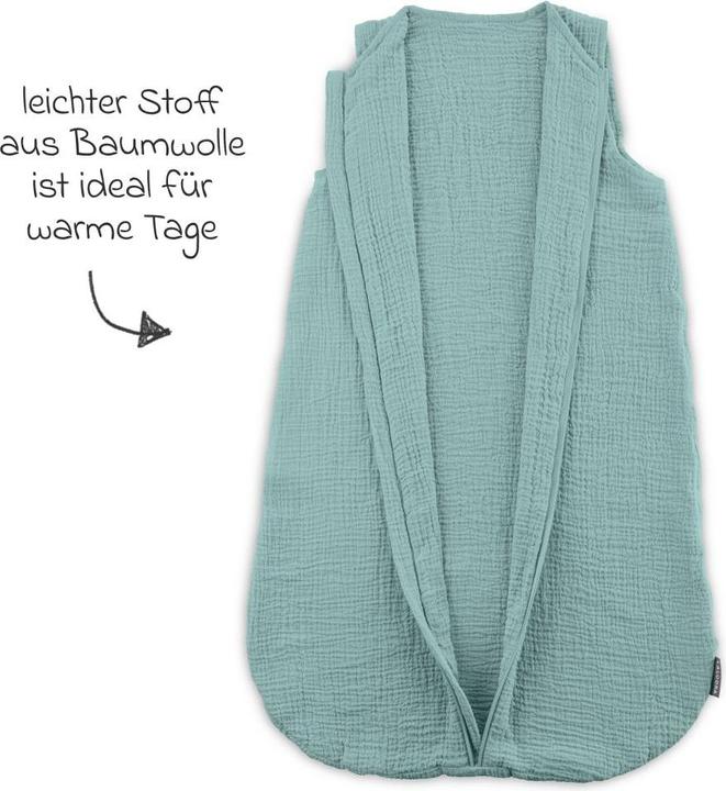 Image du produit La Loona LaLoona Sacs de couchage d'été Mousseline / Mull - Mint - (90 cm)