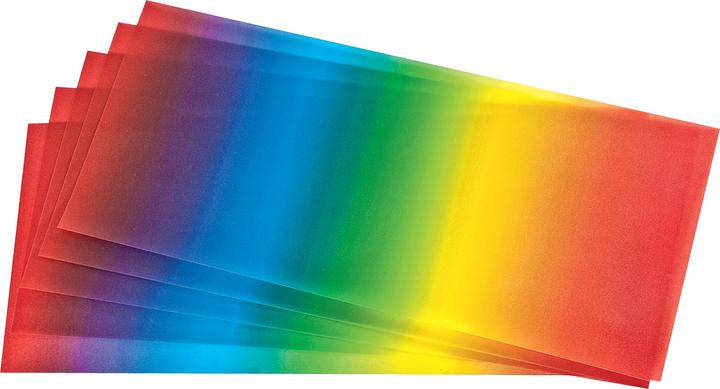 Image du produit VBS Papier transparent "Arc-en-ciel", 5 feuilles, 22x51cm (5 x)