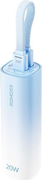Immagine prodotto Romoss PSC05C Mini Powerbank 5000mAh 10,5W (Blue) (5000 mAh, 10.50 W)