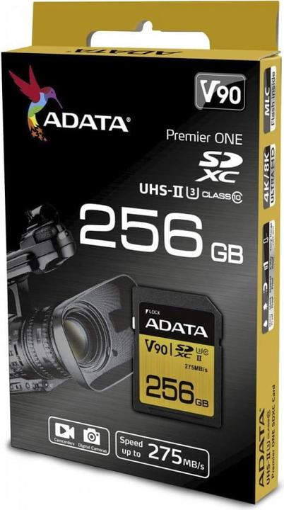 Actual product image Adata Premier One (256 GB, SDXC, U3, UHS-II)