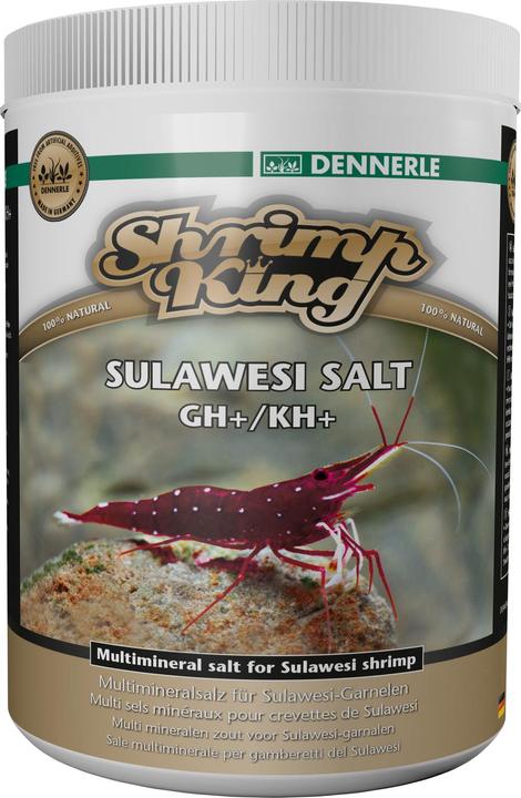 Image du produit Dennerle Complément alimentaire Shrimp King Sulawesi Salt, 200 g (Crevettes, 832 ml)
