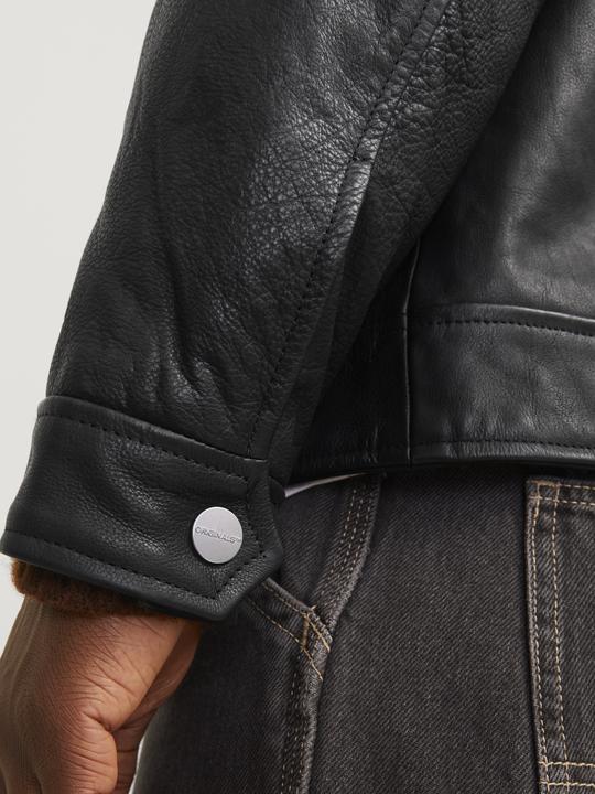 Actual product image Jack & Jones Jorclean Leather Jacket Styd Aw24 (XXL)