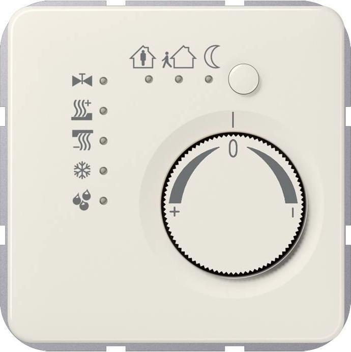 JUNG Régulateur de température ambiante UP CD KNX ws glz 2178