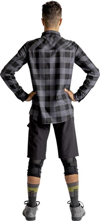 Produktbild iXS Carve Digger Shirt langärmlig - Grau/Schwarz (XS)
