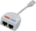 Actual product image Lindy UTP Port Doubler, 2 x (RJ45, RJ45 (2x))