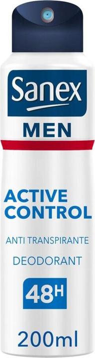 Actual product image Sanex Men Active Control 48h Deodorant Spray 200ml (Spray, 200 ml)