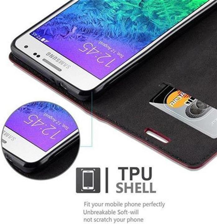 Produktbild Cadorabo Book Invisible Magnet Cover (Samsung Galaxy Alpha)