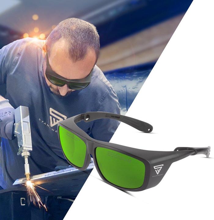 Actual product image Stahlwerk Laser safety goggles according to DIN EN207 Wavelength range from 660 - 1080 nm